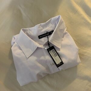 Pretty little thing white playsuit